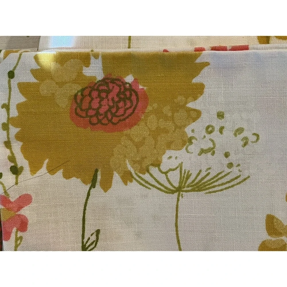Vintage 1970's Floral Sheet Set Full Size 2 Flat & 2 Pillowcases Fashion Manor